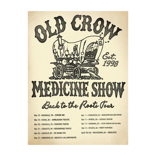 Back To The Roots 2026 Tour Poster