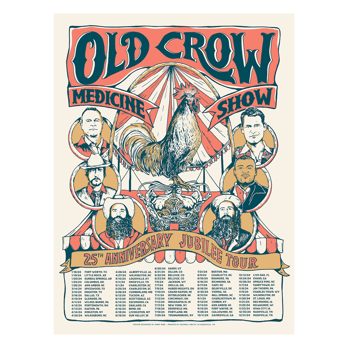 25th Anniversary Jubilee Tour Poster